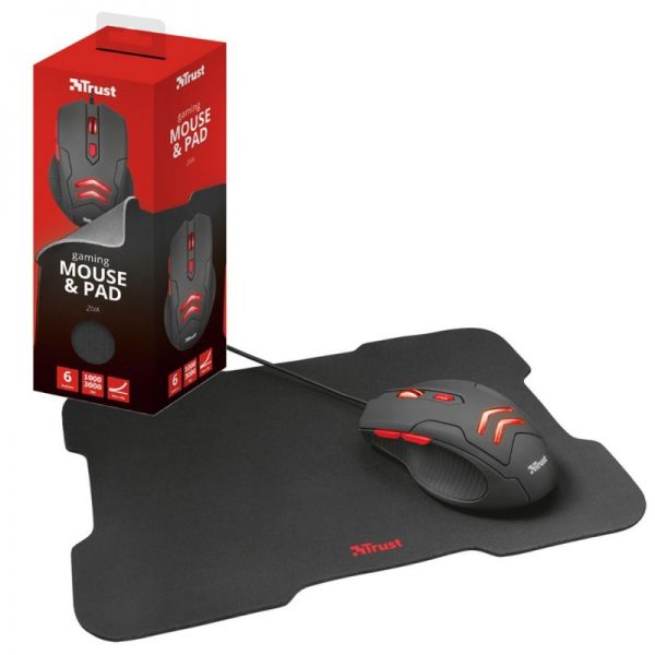 Trust Ziva Gaming Mouse Mousepad Mp Sound